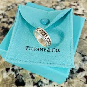 TIFFANY & COMPANY .925 Sterling Silver ATLAS Ring sz 7 💯 AUTHENTIC